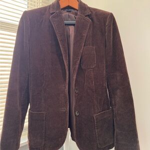 Women’s Brown Corduroy Blazer